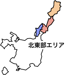 石垣島「北東部エリア」地図