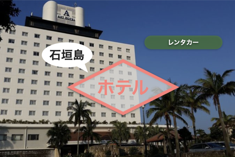 【石垣島】レンタカー ホテル