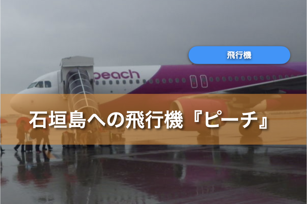 石垣島行きピーチの飛行機に安く乗るには ルートと料金を徹底解説 石垣島ナビ