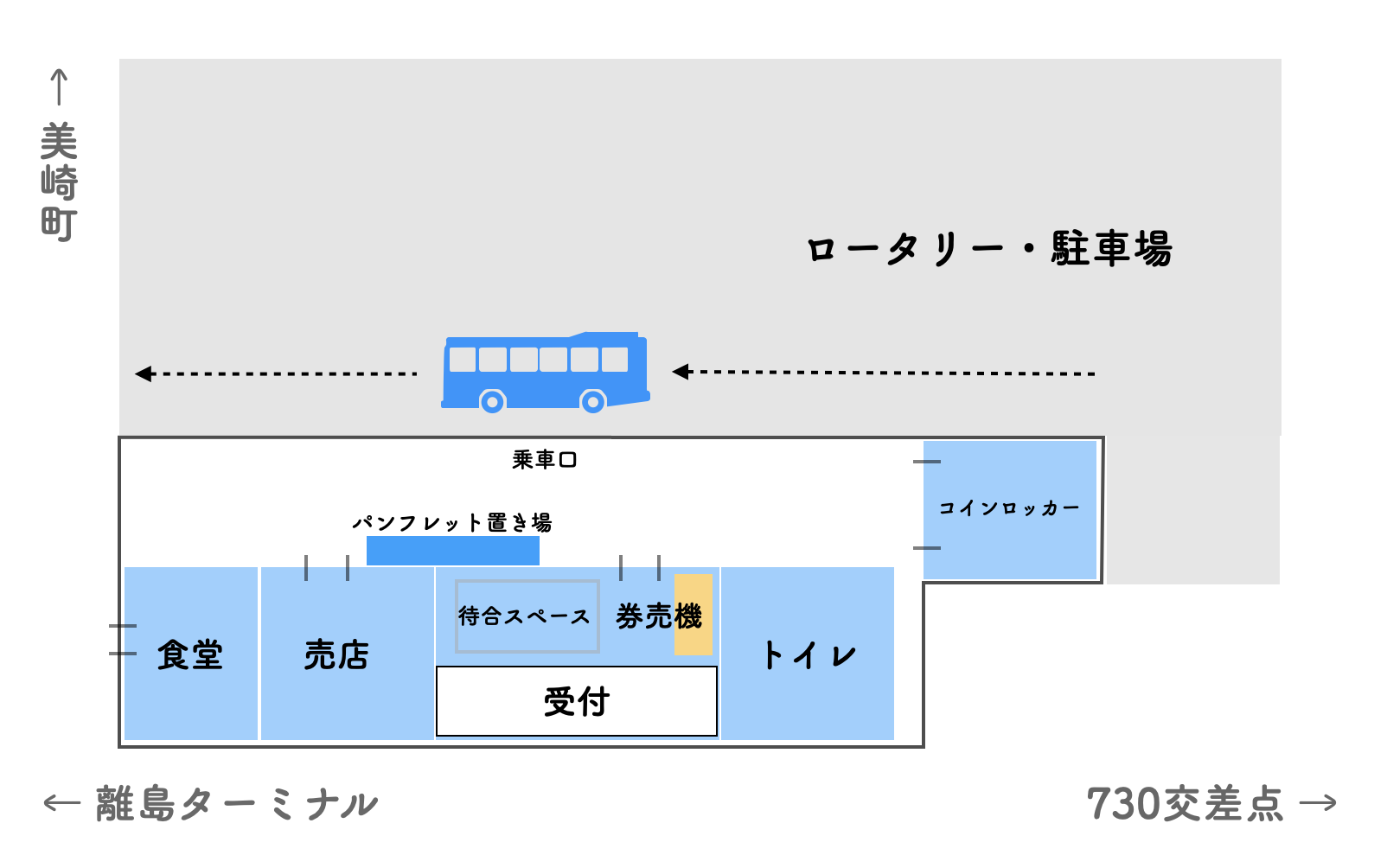 石垣島 バスターミナル 地図