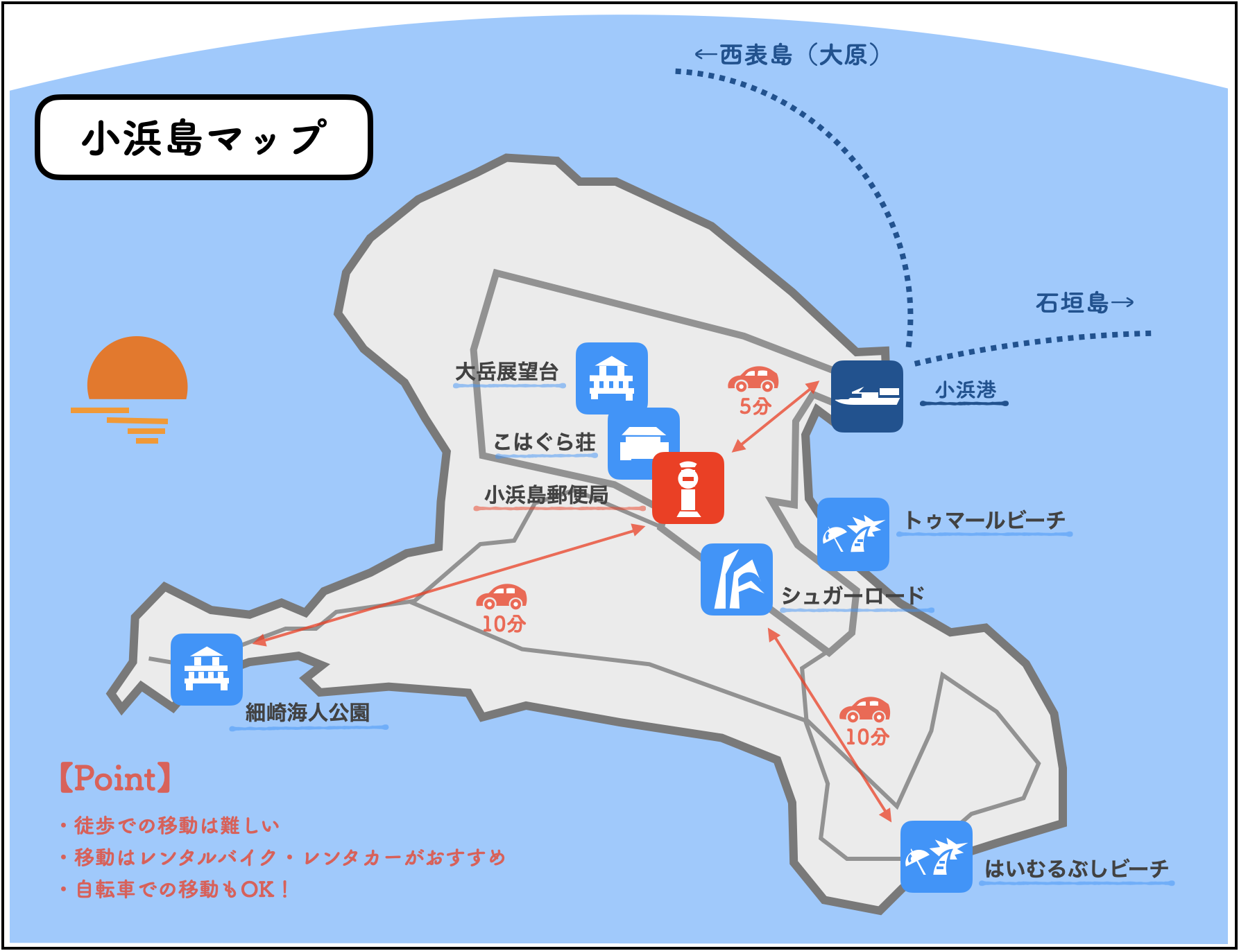 小浜島 地図