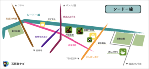 石垣島 地図 市街地 シードー線