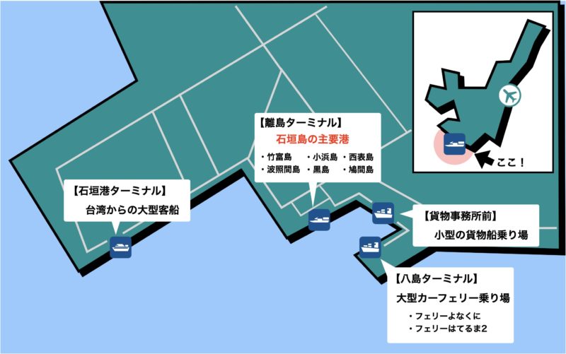 石垣島 港 地図