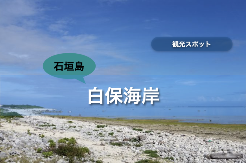 【石垣島】白保海岸｜行き方・遊び方・周辺のお店