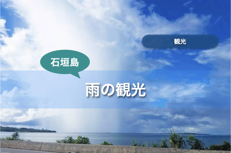 【石垣島】観光｜雨の日でも楽しめる8選