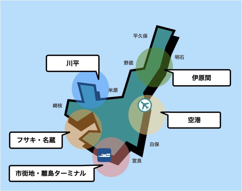 石垣島 エリア 地図