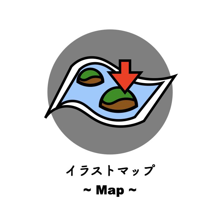 阿嘉島｜イラストマップ