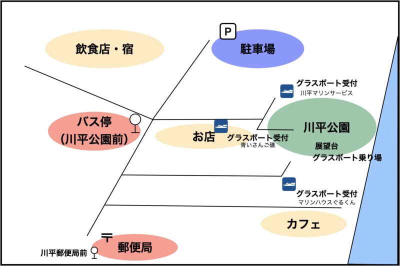 川平湾 エリアマップ